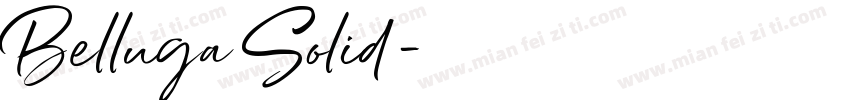 Belluga Solid字体转换